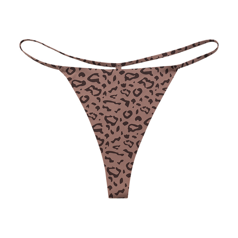 Leopard Print Women’s Thin Belt Low Waisted Sexy Stretch Briefs Women ...